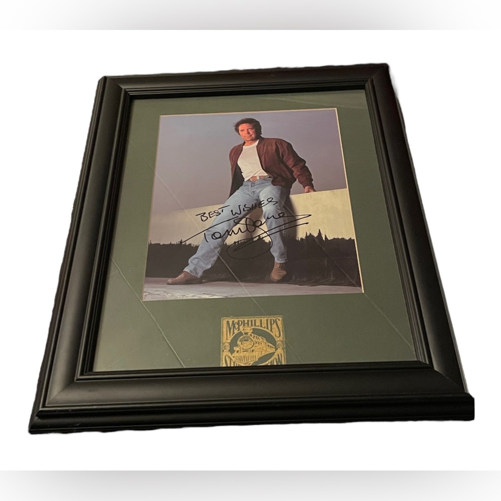 Signed Tom Jones Framed Photo Print